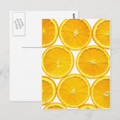 Oranje segment briefkaart (Voorkant / Achterkant)