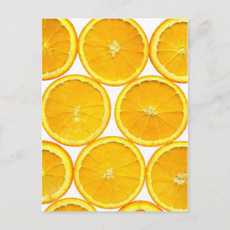 Oranje segment briefkaart