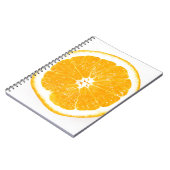 Oranje segment notitieboek (Linkerzijde)