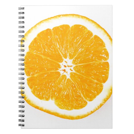 Oranje segment notitieboek (Voorkant)