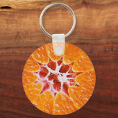 Oranje segment sleutelhanger (Voorkant)