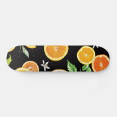 Oranje segmenten 2 #patroon #trendy #style persoonlijk skateboard (Horizontaal)