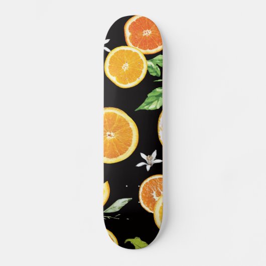 Oranje segmenten 2 #patroon #trendy #style persoonlijk skateboard (Voorkant)