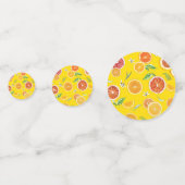 Oranje segmenten #patroon #trendy #style confetti (Voorkanten)