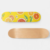 Oranje segmenten #patroon #trendy #style persoonlijk skateboard (Horizontaal)