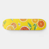 Oranje segmenten #patroon #trendy #style persoonlijk skateboard (Horizontaal)