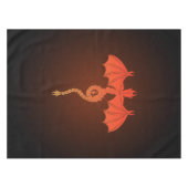 Oranje Serpent Dragon Tafelkleed (Voorkant (Horizontaal))