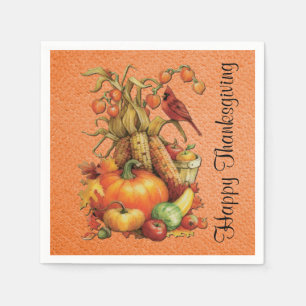 Oranje Servetten van de Thanksgiving van de Oogst