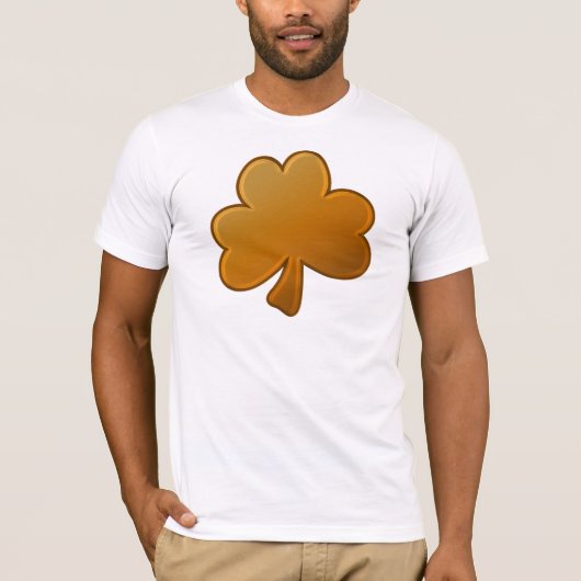 Oranje Shamrock T-shirt (Voorkant)