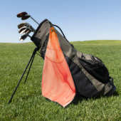 Oranje Sherbet Golfhanddoek (Groen)