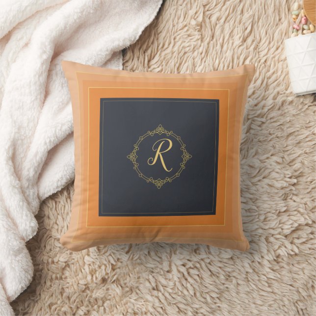 Oranje Sherbet Kussen (Deken)