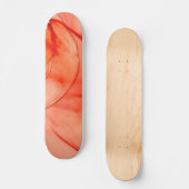 Oranje Sherbet Persoonlijk Skateboard (Voorkant)