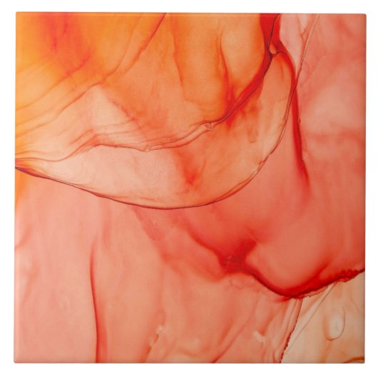 Oranje Sherbet Tegeltje (Voorkant)