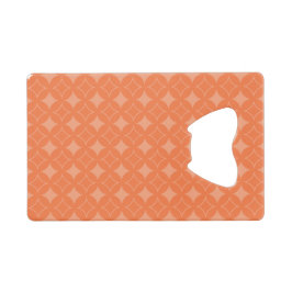 Oranje shippo creditkaart flessenopener