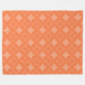Oranje shippo fleece deken (Voorkant (Horizontaal))