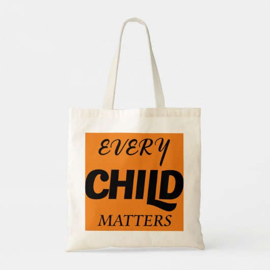 Oranje Shirt Day Sign Canvas tas (Achterkant)