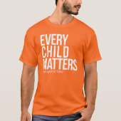 Oranje Shirt, elk kind maakt uit T-shirt (Voorkant)