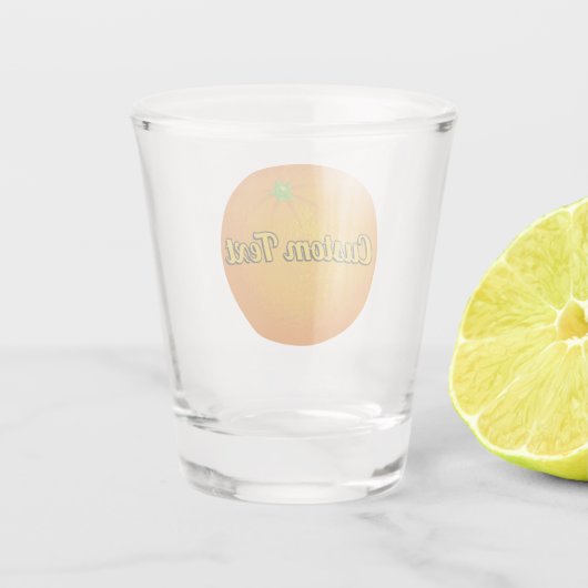 Oranje Shot Glas (Achterkant)