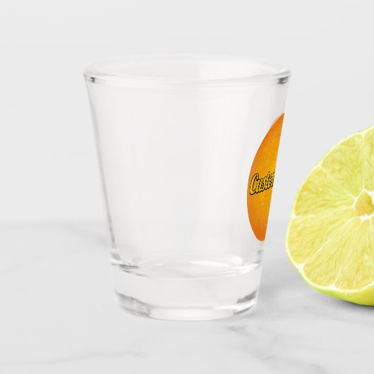 Oranje Shot Glas (Links)