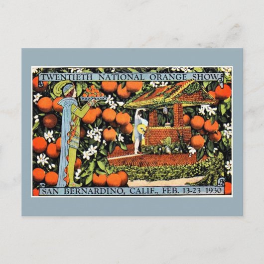 oranje show expo San Bernardino Briefkaart (Voorkant)