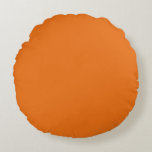 Oranje Sierkussen (16 inch) Rond Kussen<br><div class="desc">Dit is voor de kussendelaars. Cool!</div>