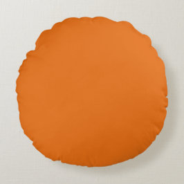 Oranje Sierkussen (16 inch) Rond Kussen