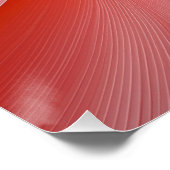 Oranje Silky infinite fusion achtergrond Perfect Poster (Hoek)