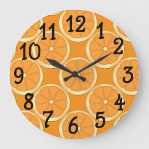 Oranje Sinaasappels Design Kitchen Wall-klok Grote Klok