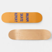 Oranje skateboard (Horizontaal)