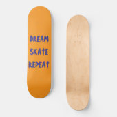 Oranje skateboard (Voorkant)