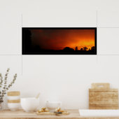 Oranje Skies Poster (Keuken)