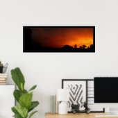 Oranje Skies Poster (Thuiskantoor)