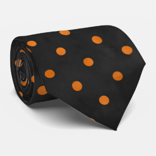 Oranje Skulls en Sunflower Series Design 10 Tissu Stropdas
