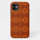 Oranje slangenkabeltas Case-Mate iPhone case (Achterkant)