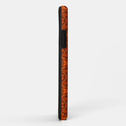 Oranje slangenkabeltas Case-Mate iPhone case (Achterkant/rechts)