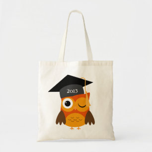Oranje sleepnetten met een diplomaseklasse van Afs Tote Bag