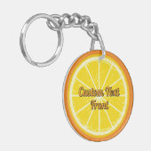 Oranje Sleutelhanger (Voorkant Links)