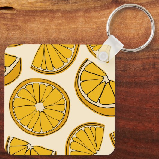 Oranje Sleutelhanger (Achterkant)