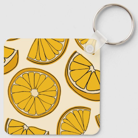 Oranje Sleutelhanger (Achterkant)