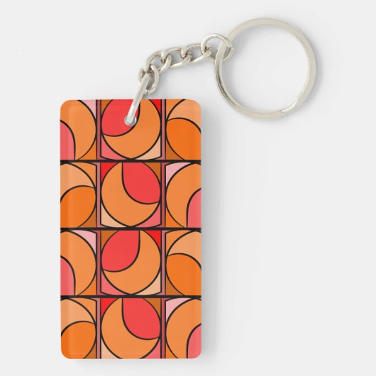 Oranje sleutelhanger (achterkant)