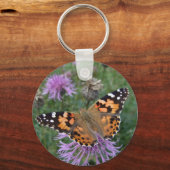 Oranje Sleutelhanger voor vlinder (Voorkant)