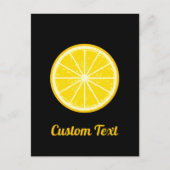 Oranje slice briefkaart (Voorkant)