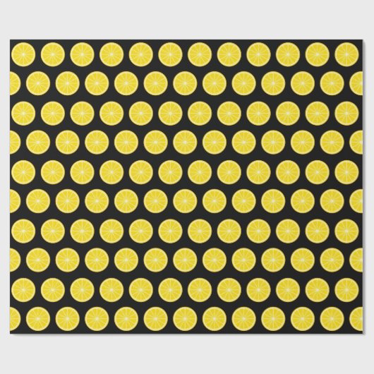 Oranje slice cadeaupapier (Vlak)