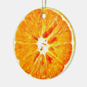 Oranje slice Dble-sided Ornament (Links)