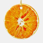 Oranje slice Dble-sided Ornament (Achterkant)
