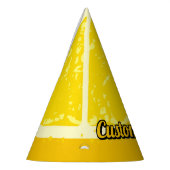 Oranje slice feesthoedjes (Links)