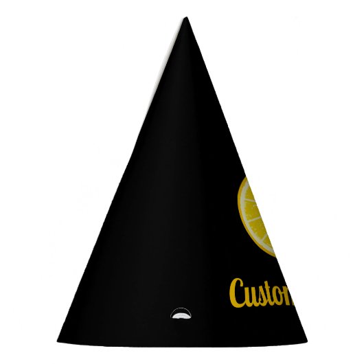 Oranje slice feesthoedjes (Links)