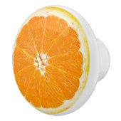 Oranje slice keramische knop (Rechts)