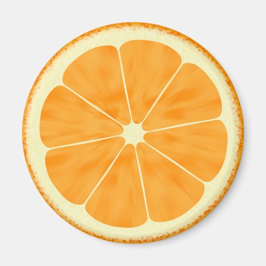Oranje slice magneet (Voorkant)