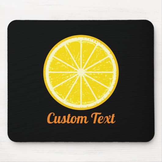 Oranje slice muismat (Voorkant)